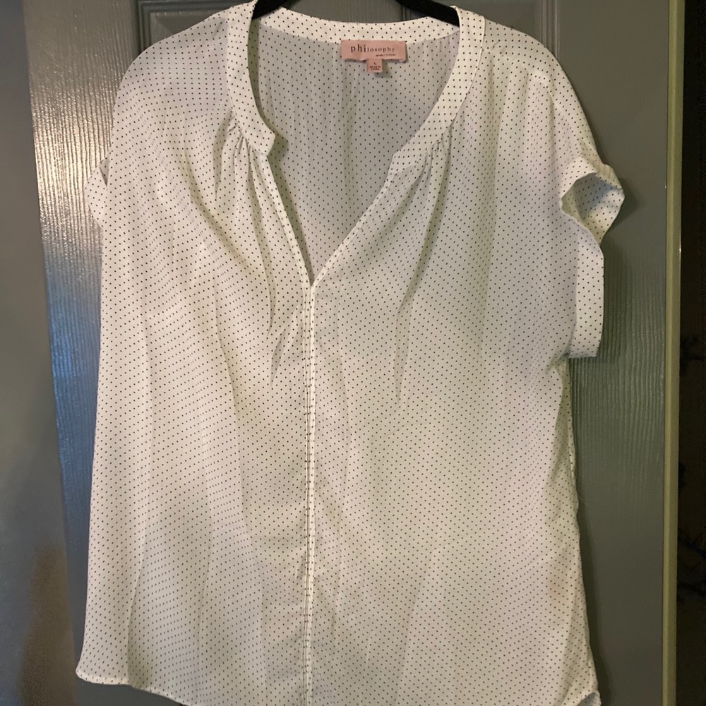 Philosophy Polka Dot Blouse, L